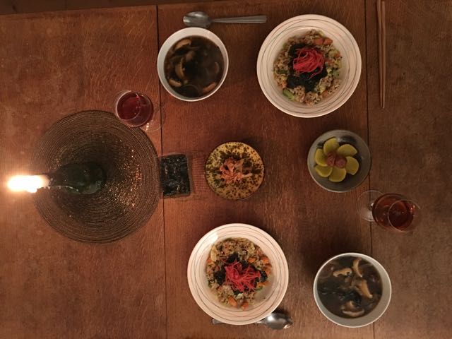 Shiitake Miso Soup & Fried&nbsp;Rice