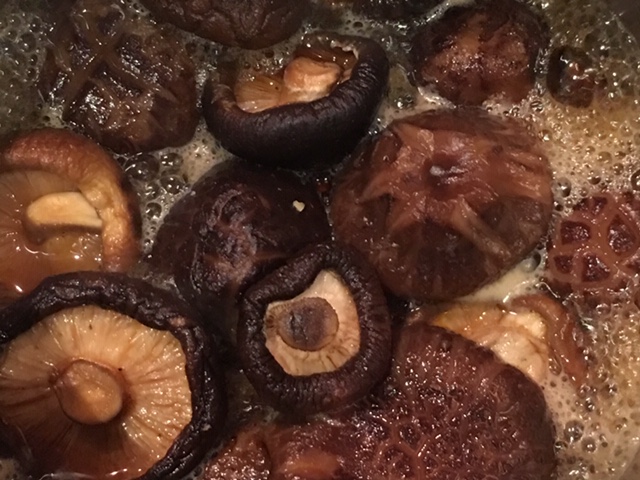 Shimmered Shiitake Mushroom